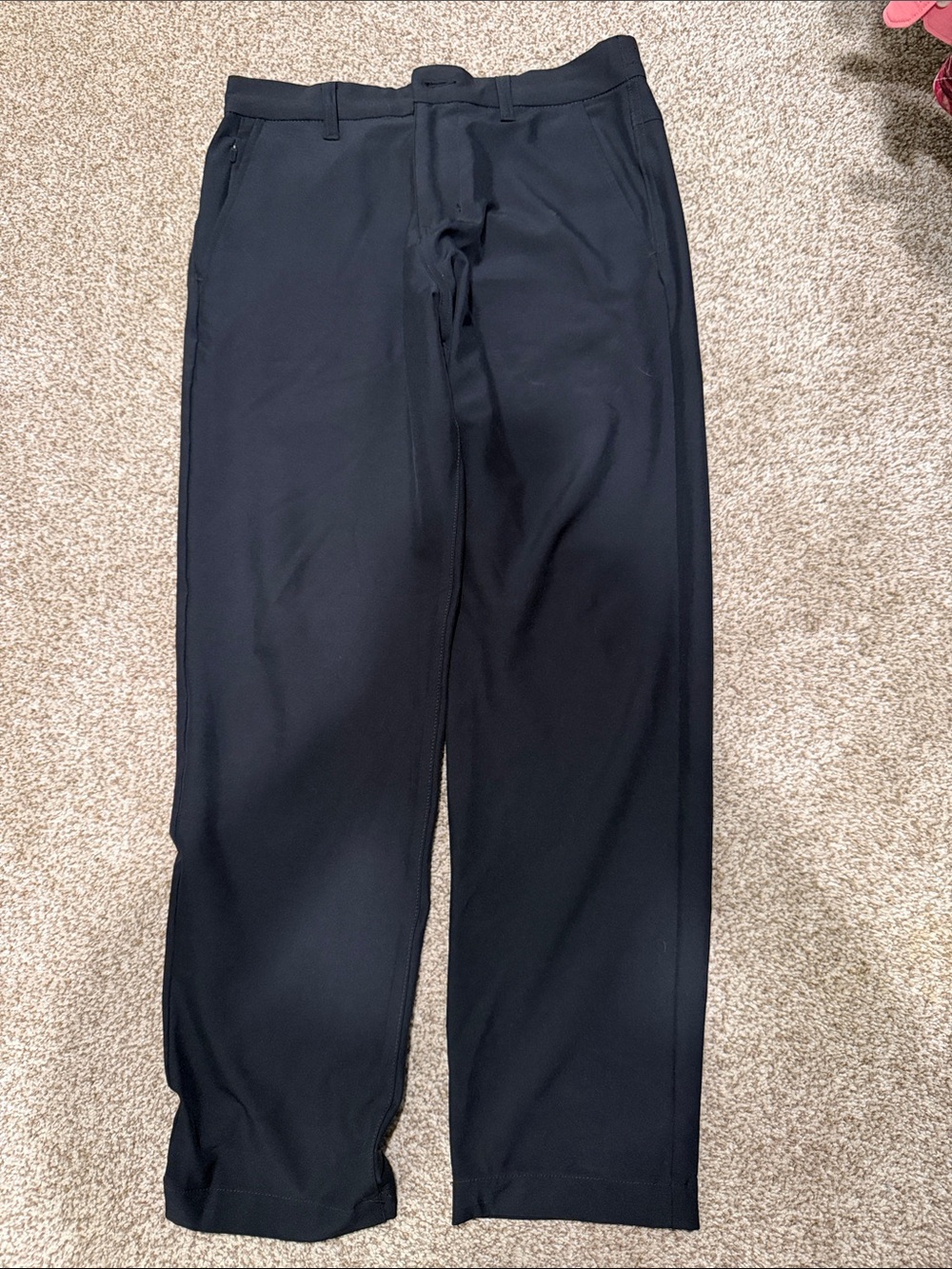 Marc New York Men's Black Dress Pants - Straight Leg